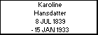 Karoline Hansdatter