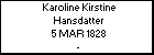 Karoline Kirstine Hansdatter
