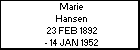 Marie Hansen