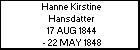 Hanne Kirstine Hansdatter