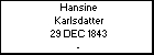 Hansine Karlsdatter