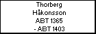 Thorberg H�konsson