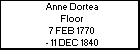 Anne Dortea Floor