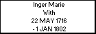 Inger Marie With