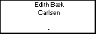 Edith Bk Carlsen