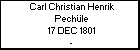 Carl Christian Henrik Pech�le