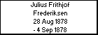 Julius Frithjof Frederiksen