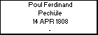 Poul Ferdinand Pech�le
