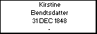 Kirstine Bendtsdatter
