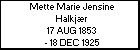 Mette Marie Jensine Halkjr