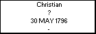 Christian ?