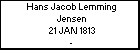 Hans Jacob Lemming Jensen