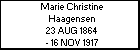 Marie Christine Haagensen