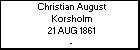 Christian August Korsholm