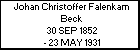 Johan Christoffer Falenkam Beck