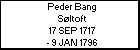 Peder Bang S�ltoft